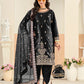 Monjolika Fashion Black Velvet Embroidered Salwar Kameez