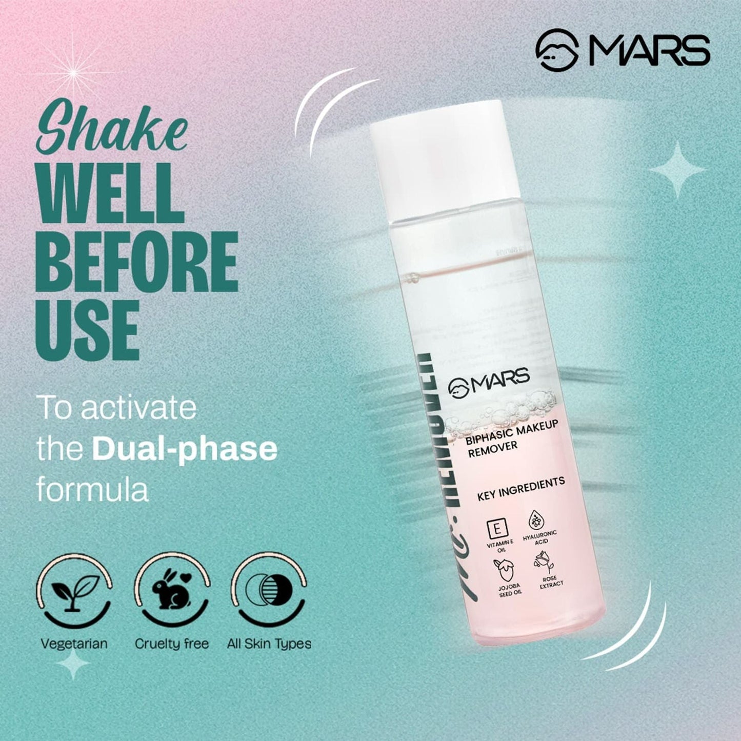 MARS Cosmetics Mr. Remover Biphasic Makeup Remover - Swadesiicart