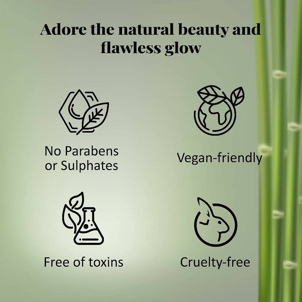 NutriGlow Natural’s Bamboo Charcoal Body Lotion - Swadesiicart