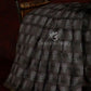 Slate Black And Grey Colour Print Design Semi Chanderi Saree By Gayathri Reddy Designer Studio | Swadesiicart