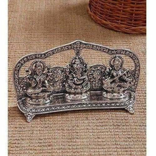 Laxmi Ganesha Saraswati Idol | Swadesiicart