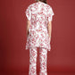 Anouk Women Floral Printed Kaftan Kurta with Trousers - Swadesiicart