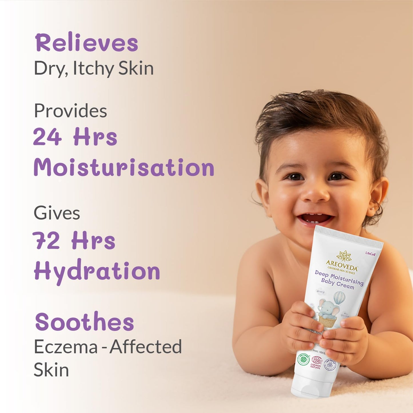 AreoVeda Deep Moisturising Baby Cream | Swadesiicart