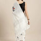 Anni Designer Women's Woven Linen Saree