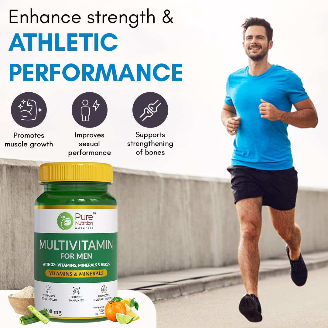 Pure Nutrition Multivitamin Tablets for Men - Swadesiicart