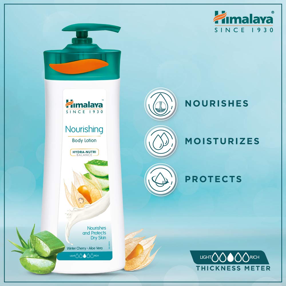 Himalaya Nourishing Body Lotion | Ayurvedic Daily Moisturizer for Soft, Healthy Skin - Swadesiicart