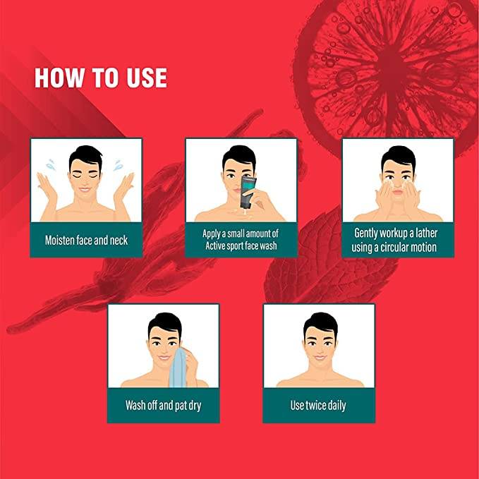 Himalaya Herbals - Men Active Sport Face Wash - Swadesiicart