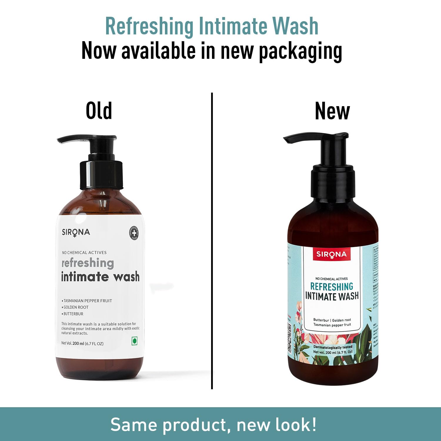 Sirona Natural Intimate Wash - Swadesiicart