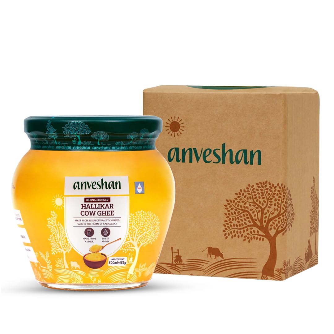 Anveshan A2 Desi Cow Ghee | Pure, Natural & Healthy Ghee | A2 Gir Cow Ghee - Swadesiicart