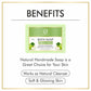 Nuerma Science Green Apple Bath Soap | Refreshes & Revitalizes Skin | Swadesiicart