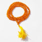 Kannssky Orange Hakik (Agate) Mala - Hindu Buddhist Prayer Beads | Swadesiicart