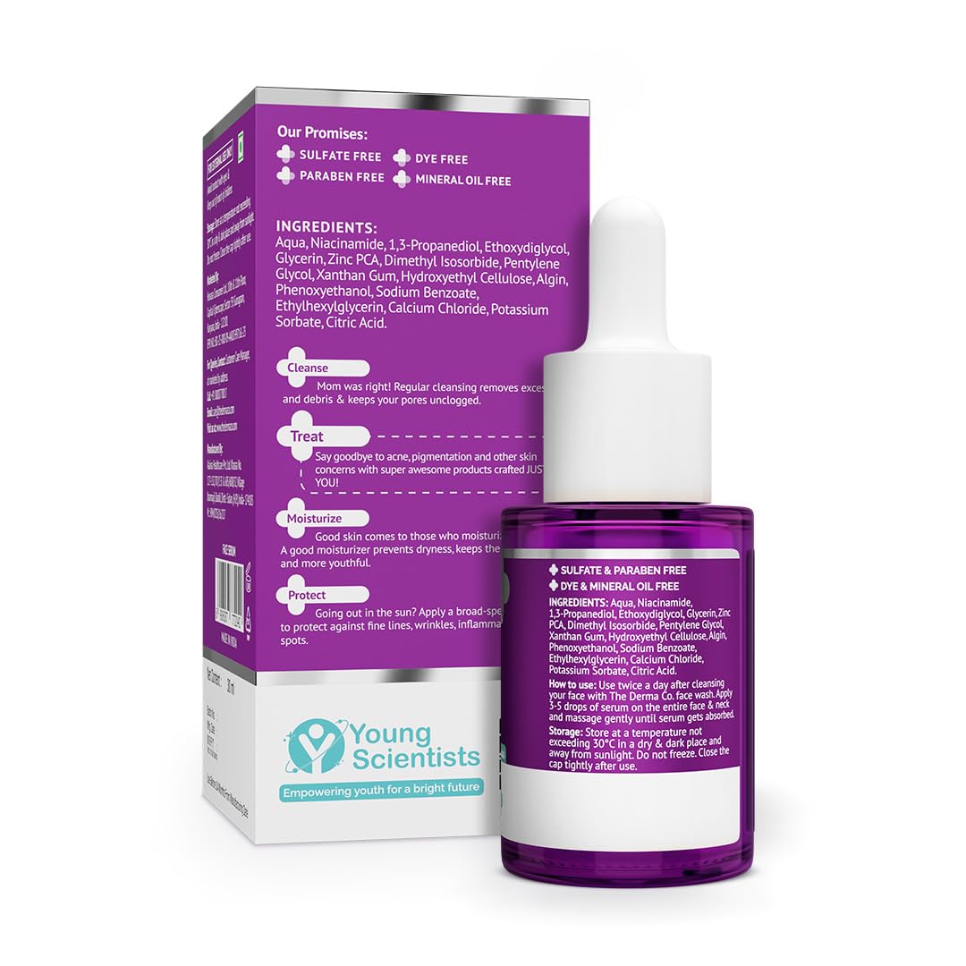 The Derma Co 10% Niacinamide Face Serum For Acne Marks & Acne Prone Skin - Swadesiicart