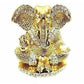 Diamond Stone Studded Ganesh Idol - Swadesiicart
