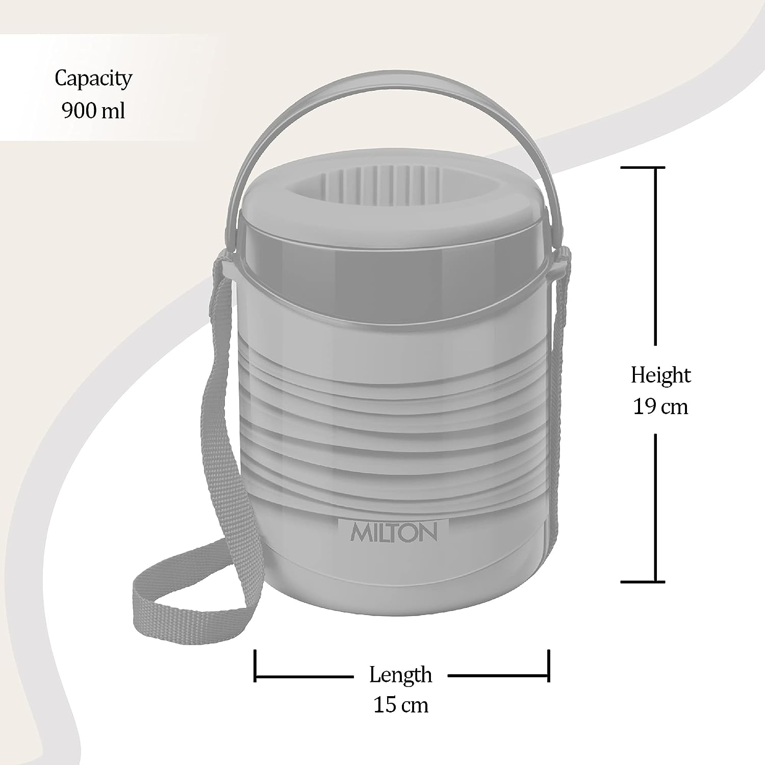Milton Econa Stainless Steel Lunch Box - 3 Box Insulated Lunch Set - Swadesiicart