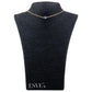 Gold-Toned Alloy Evil Pendant Necklace - The Pari | Swadesiicart