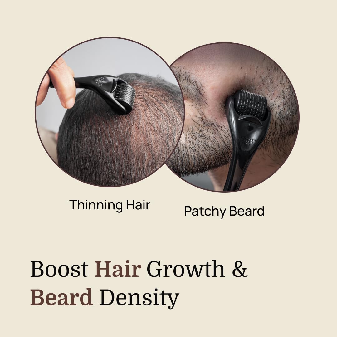 ForMen Derma Roller for Hair Growth For Scalp, Beard - Swadesiicart