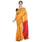 Desh Bidesh Women's Bengal Khadi Ghicha Handloom Cotton Silk Saree With Blouse Piece | Swadesiicart