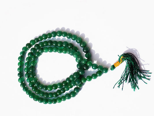 Kannssky Green Agate Hakik Japa Mala | Swadesiicart