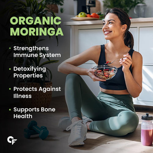 Carbamide Forte Organic Moringa Leaf Powder - Swadesiicart