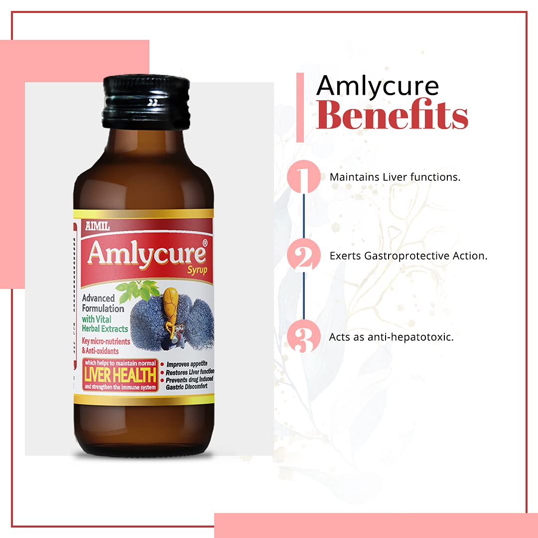 Aimil Ayurvedic Amlycure Liver Health Syrup | Swadesiicart