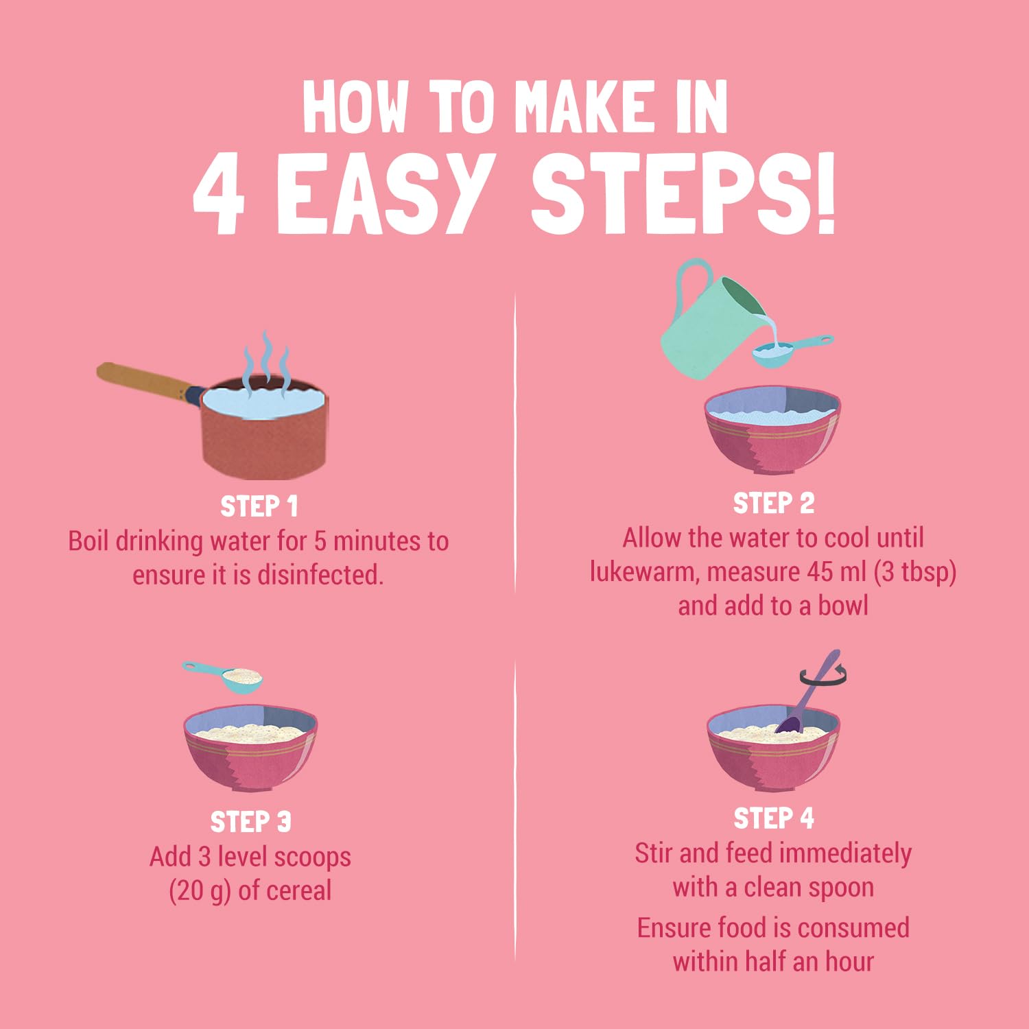 Slurrp Farm Instant Cereal With Ragi, Rice & Strawberry with Milk - Swadesiicart