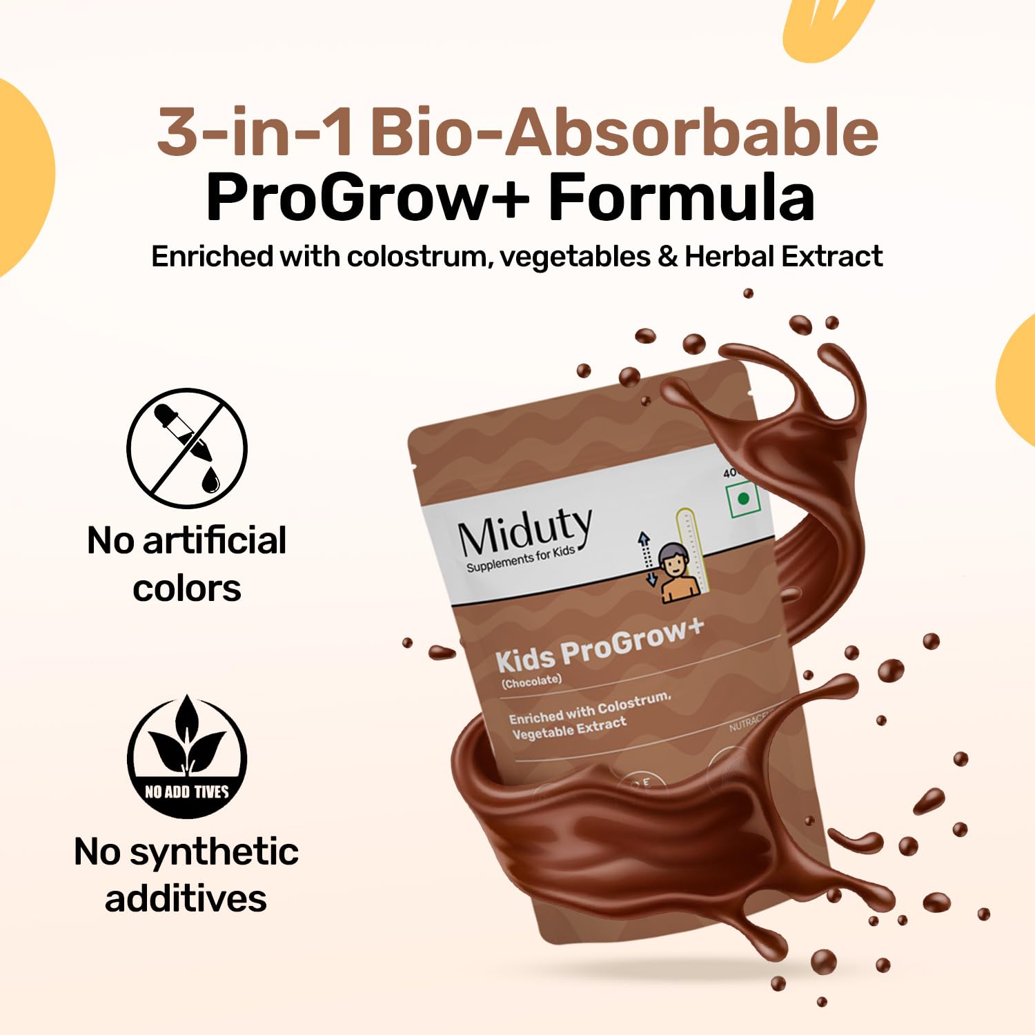 Miduty by Palak Notes Kids Chocolate Shake Powder | Swadesiicart