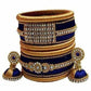 Silk Thread Bangles and Ear Rings - Madhu Collections