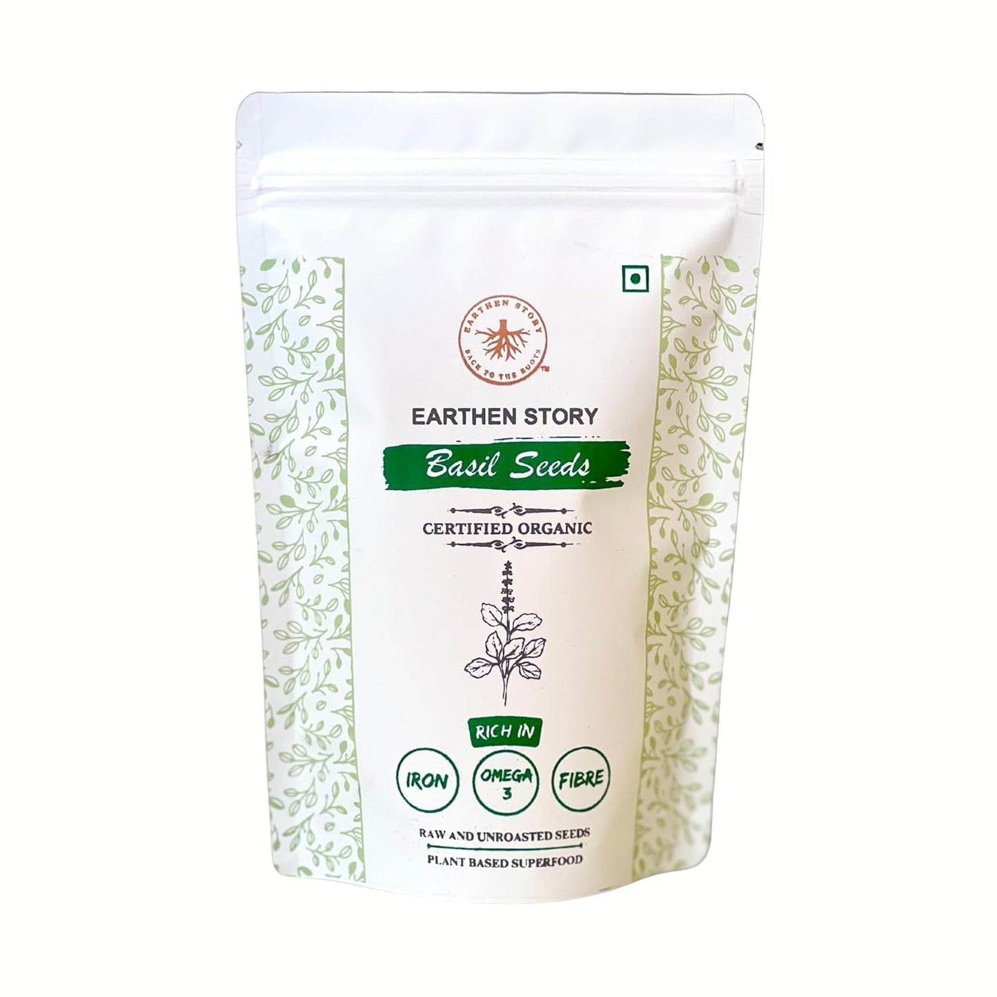 Earthen Story Certified Organic Sabja Seeds | Swadesiicart