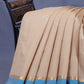 Dual Shade of Beige And Sky Blue Pure Mangalgiri Cotton By Gayathri Reddy Designer Studio | Swadesiicart