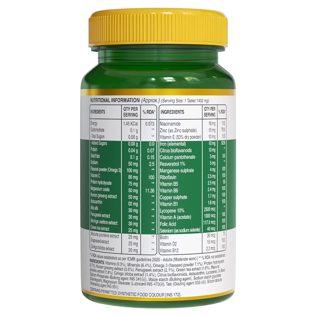 Pure Nutrition Multivitamin Tablets for Men - Swadesiicart