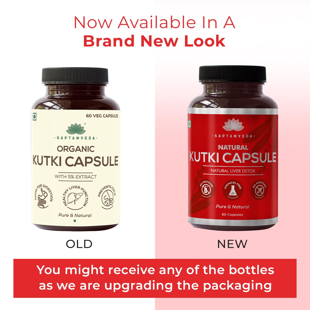 Saptamveda Organic Kutki Capsules - Swadesiicart