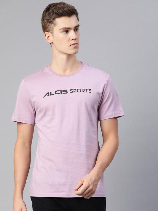 Alcis Men Typography Printed T-shirt | Swadesiicart