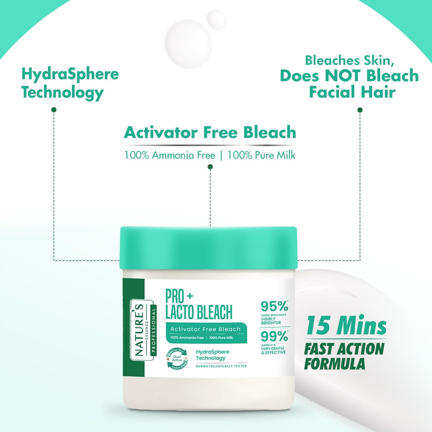 Nature's Essence Lacto Bleach Natural Milk Bleach Without Activator - Swadesiicart