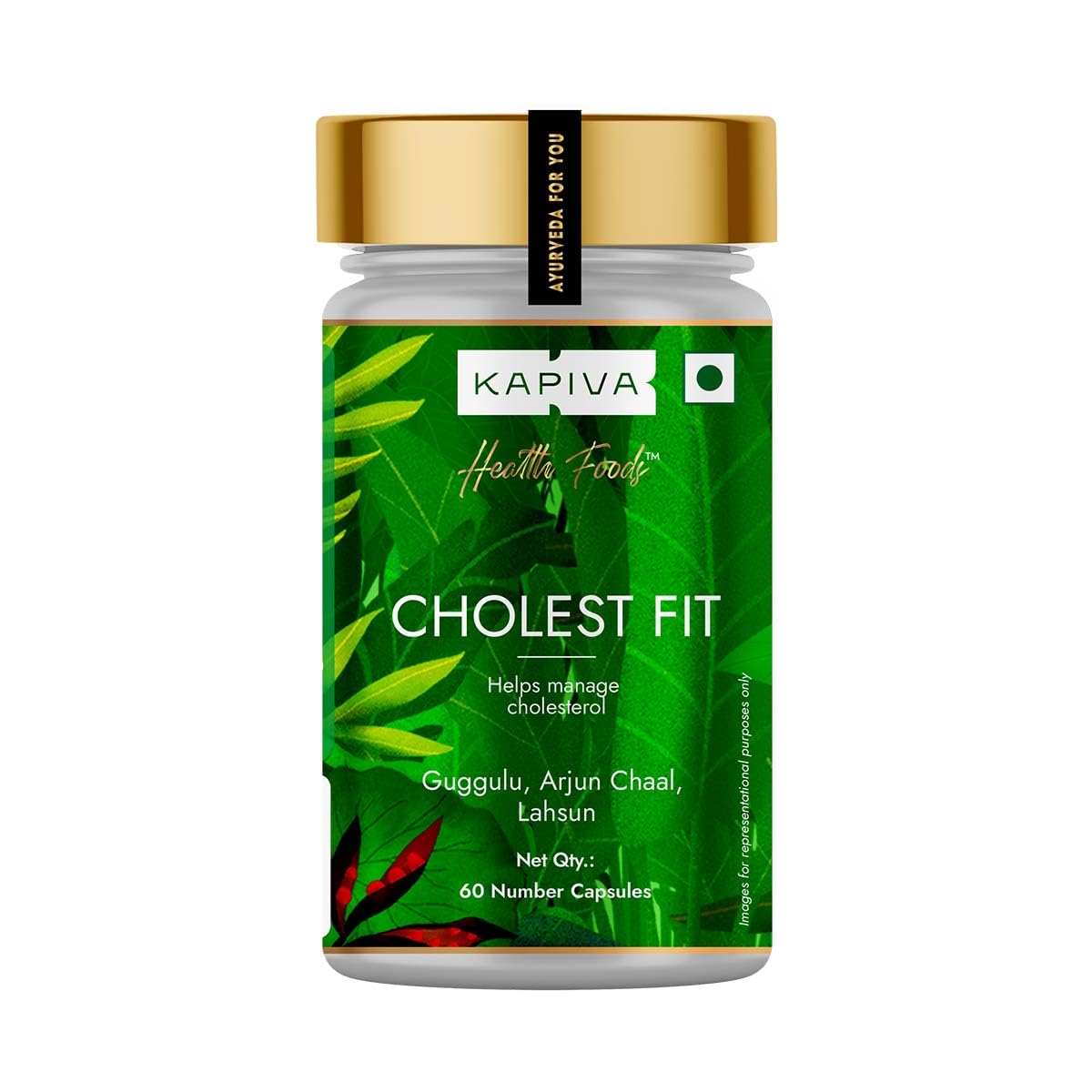 Kapiva Ayurveda Cholest Fit Capsules | Swadesiicart