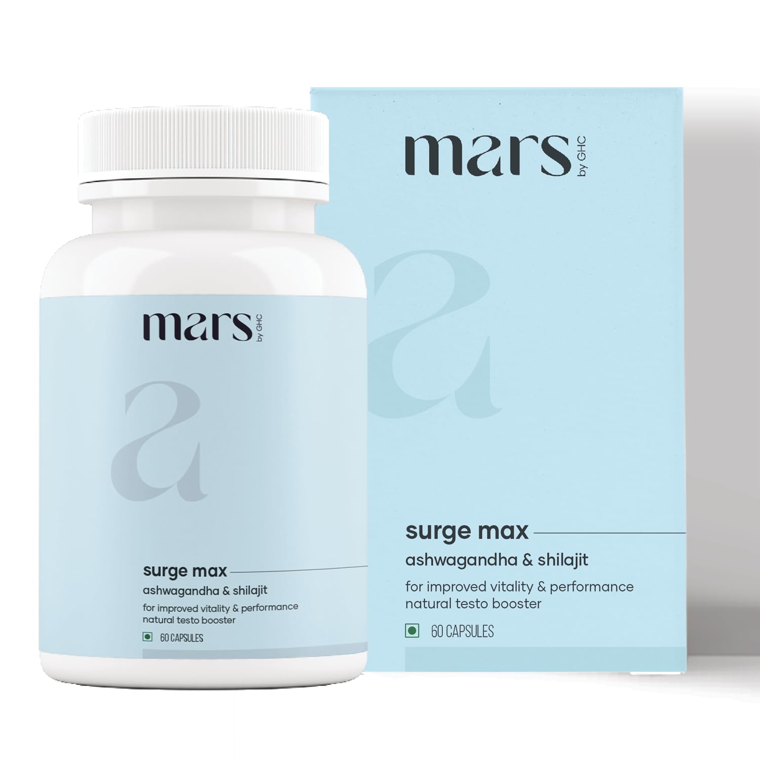 Mars By GHC Surge Max with Sj & Ashwagandha Capsules - Swadesiicart