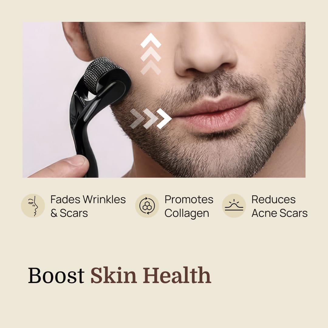 ForMen Derma Roller for Hair Growth For Scalp, Beard - Swadesiicart