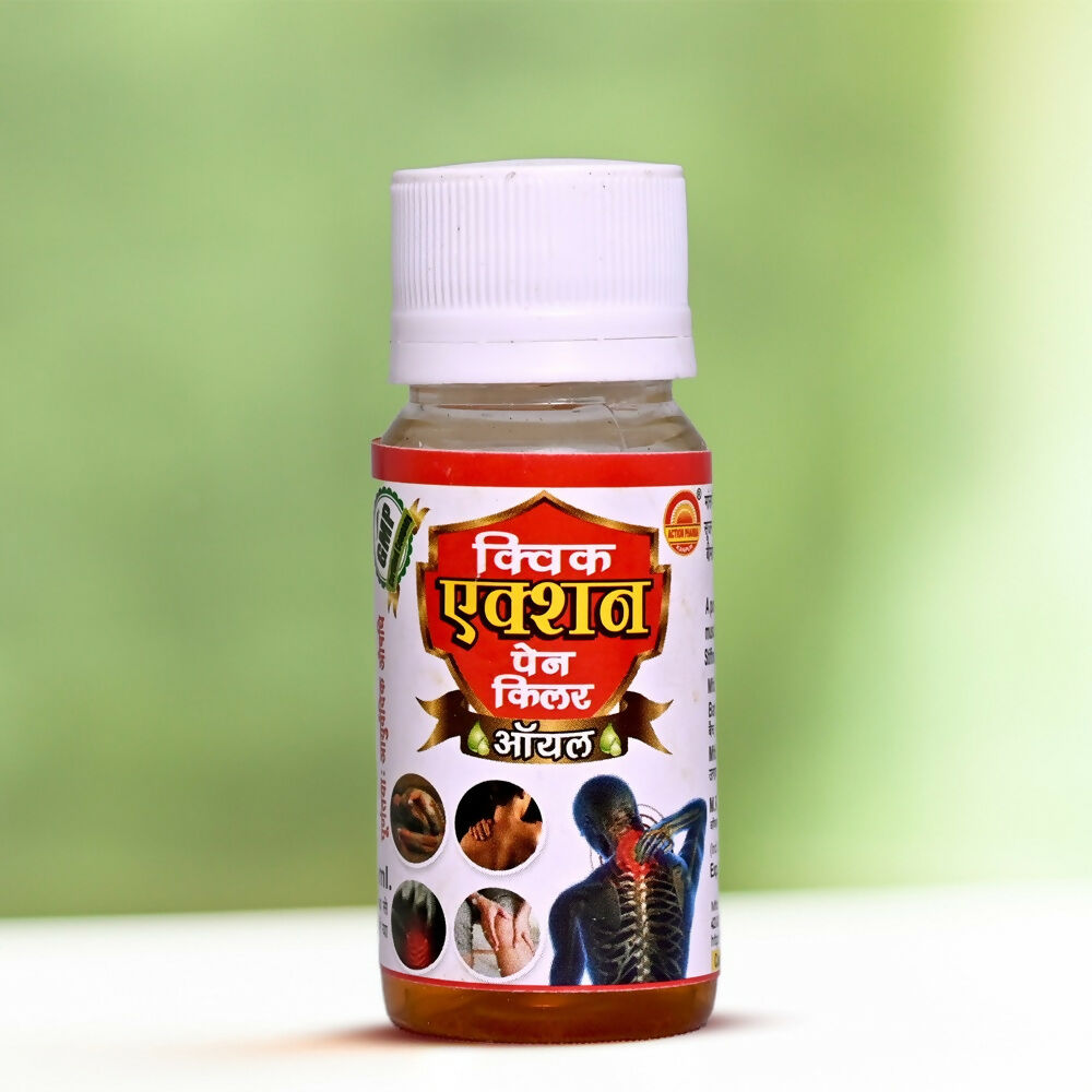 Action Pharma Quick Action Pain Killer Oil | Swadesiicart