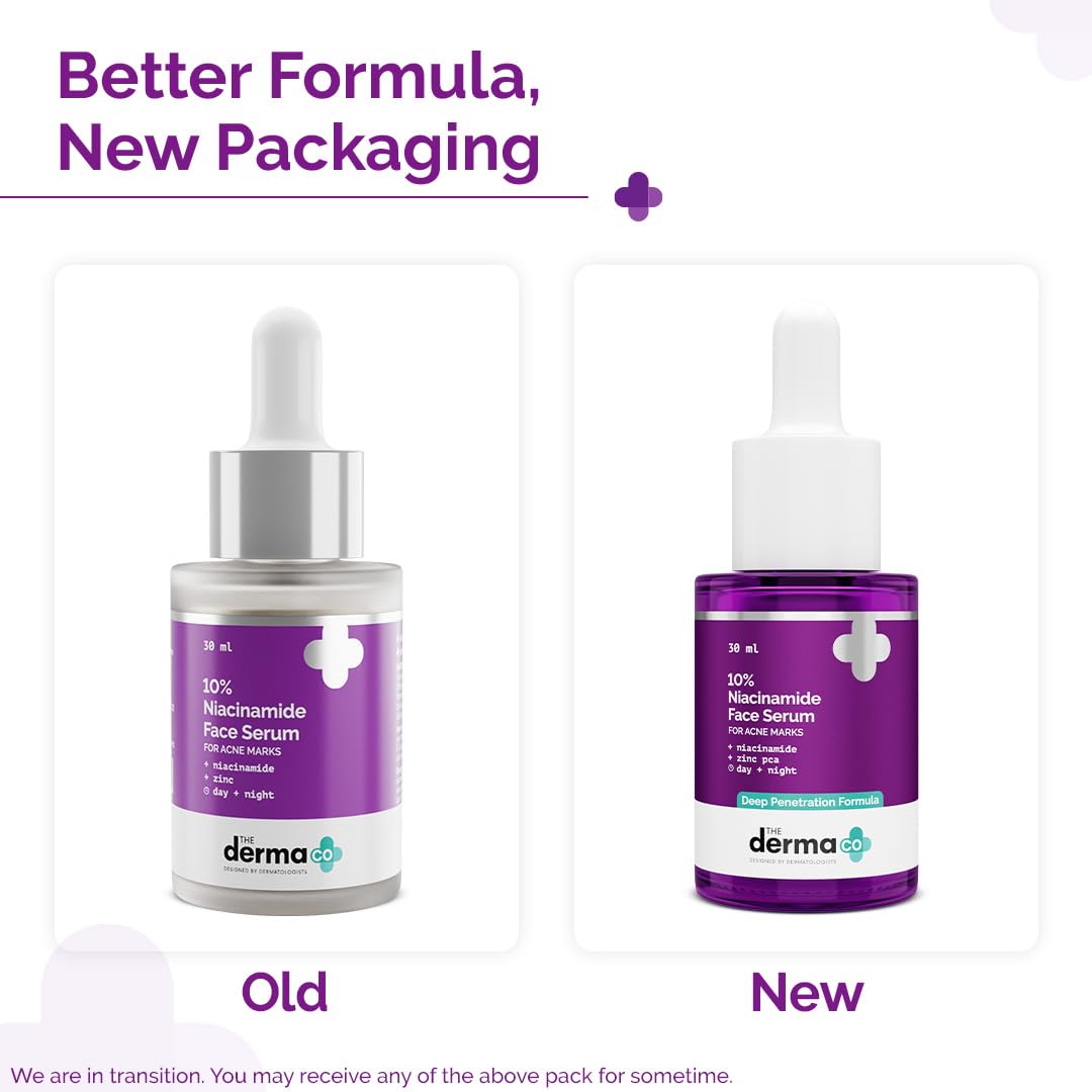 The Derma Co 10% Niacinamide Face Serum For Acne Marks & Acne Prone Skin - Swadesiicart