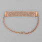 VOJ Gold-Polished AD Studded Multi Layar Charm Bracelet - Swadesiicart
