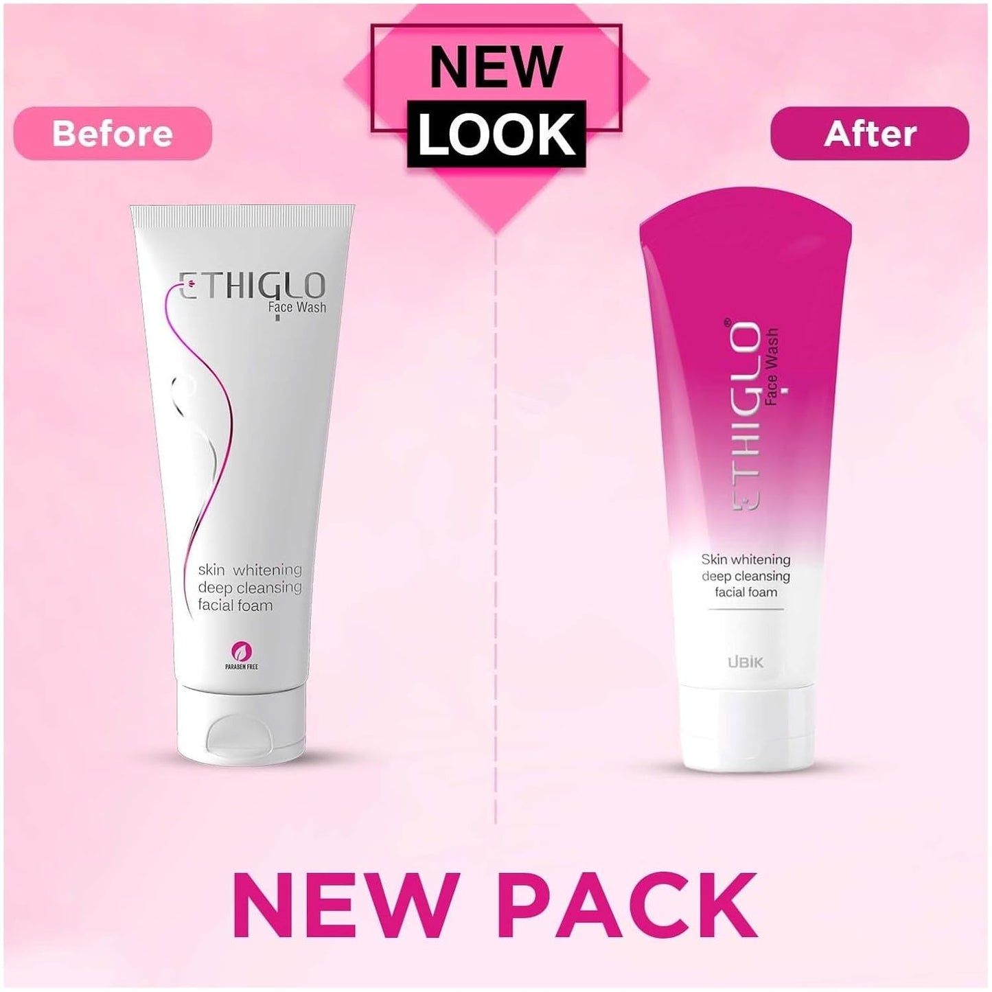 Ethiglo Skin whitening Deep Cleansing Facial Foam Face Wash | Swadesiicart