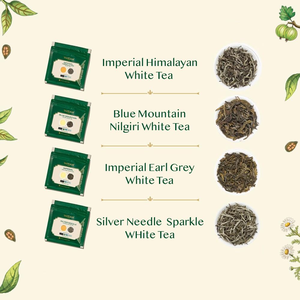 White Teas Gift Sampler, 4 Teas