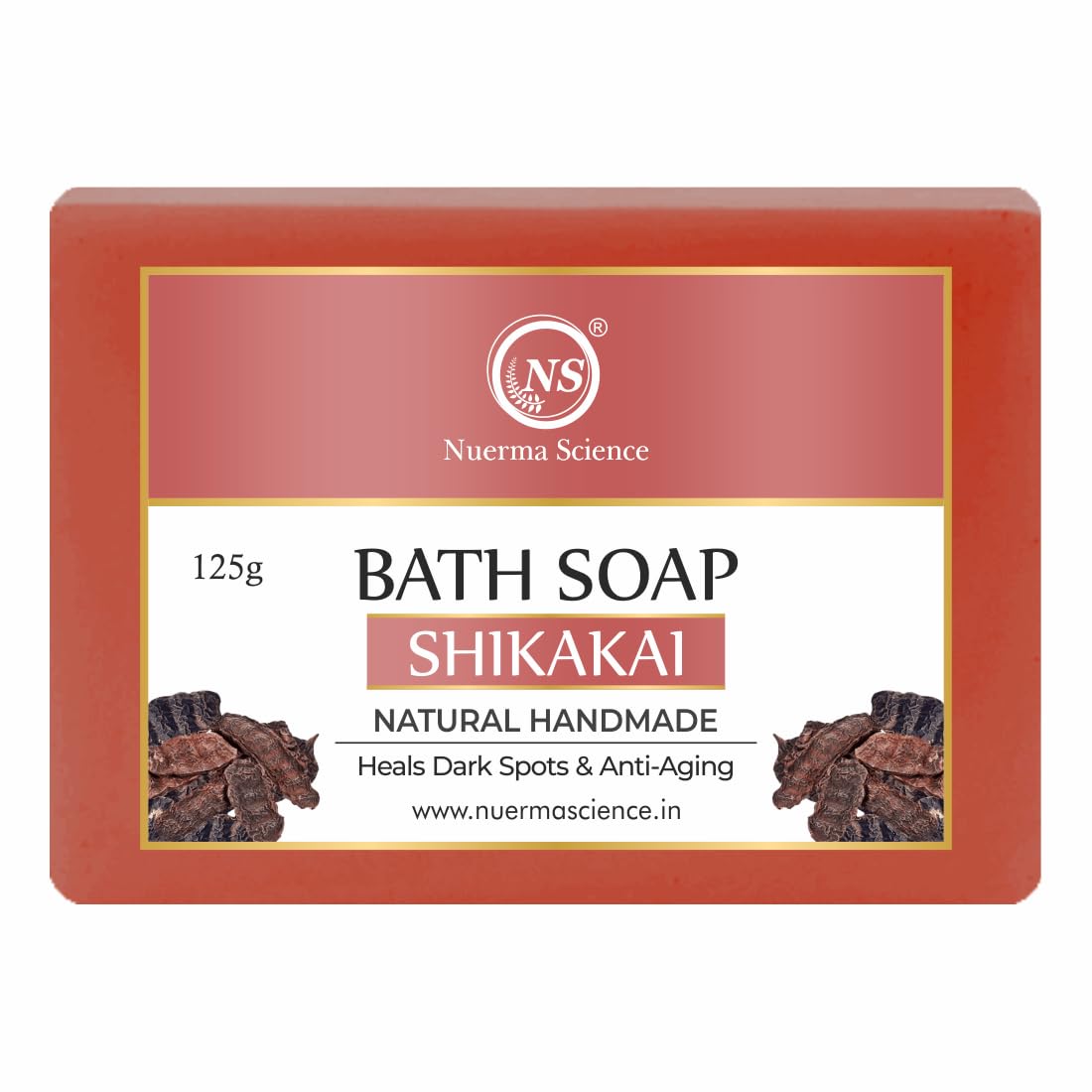Nuerma Science Shikakai Bath Soap | Heals Dark Spots & Anti-Aging | Swadesiicart