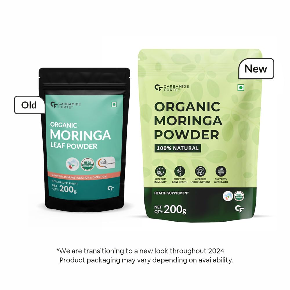 Carbamide Forte Organic Moringa Leaf Powder - Swadesiicart