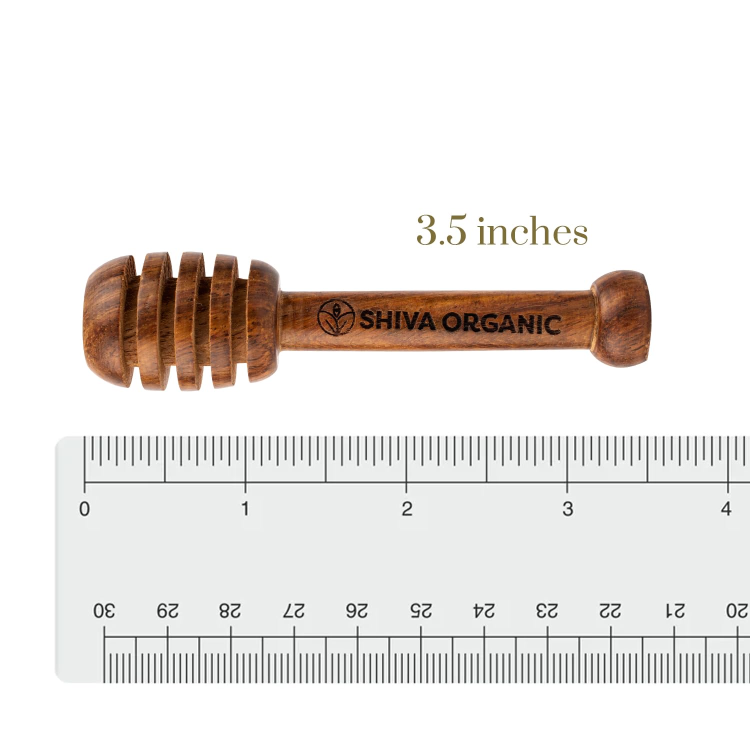 Shiva Organic's Sheesham Wood Honey Dipper | Swadesiicart