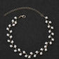 Silver-Toned Alloy Denty Look Pearl Necklace - The Pari | Swadesiicart