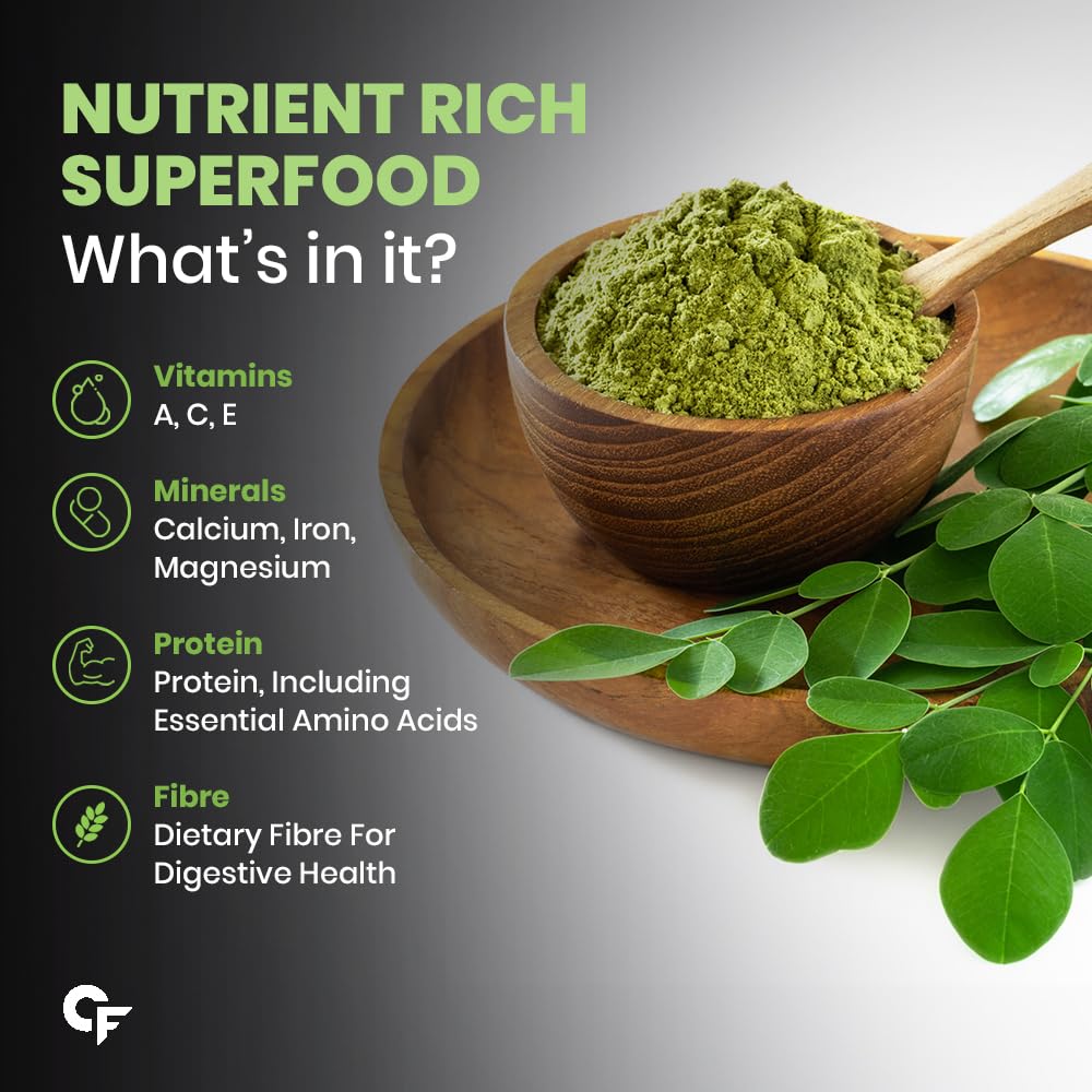 Carbamide Forte Organic Moringa Leaf Powder - Swadesiicart