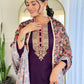 The52 Women's Rayon Embroidery work Straight Kurta with Pant and Dupatta Set - Swadesiicart