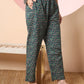 Yufta Green Pure Cotton Chikankari Straight Kurta Dupatta Pant Set | Swadesiicart