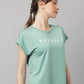 MKH Typography Printed Relaxed Fit Dri-FIT T-shirt - Swadesiicart