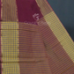 Dual Shades of Burgundy Pure Mangalgiri Cotton By Gayathri Reddy Designer Studio | Swadesiicart